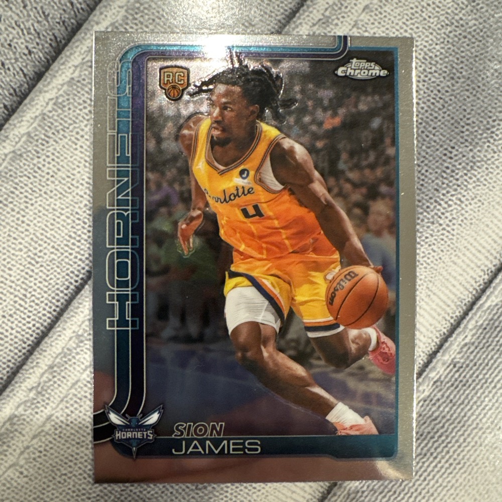 Sion James Rookie Card 2026 Topps Chrome Update #183